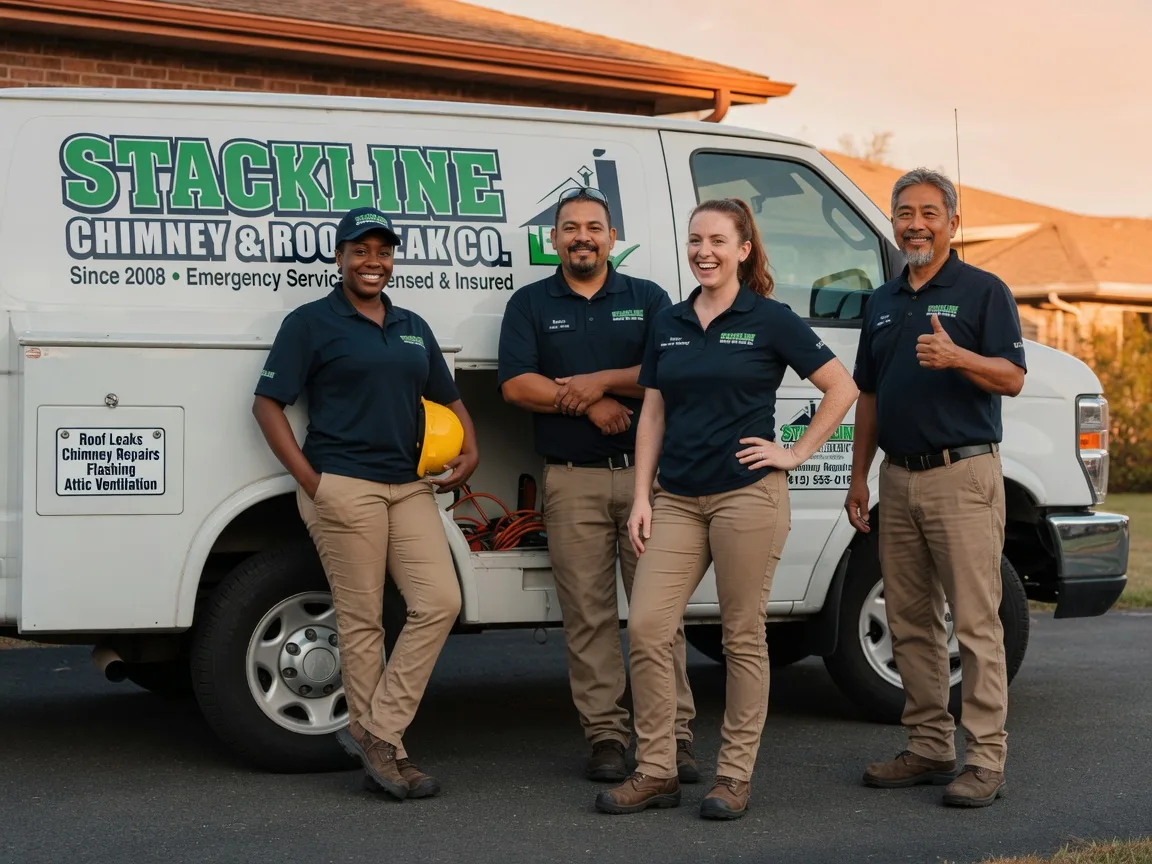 Chimney flashing repair company in Hampstead, NC